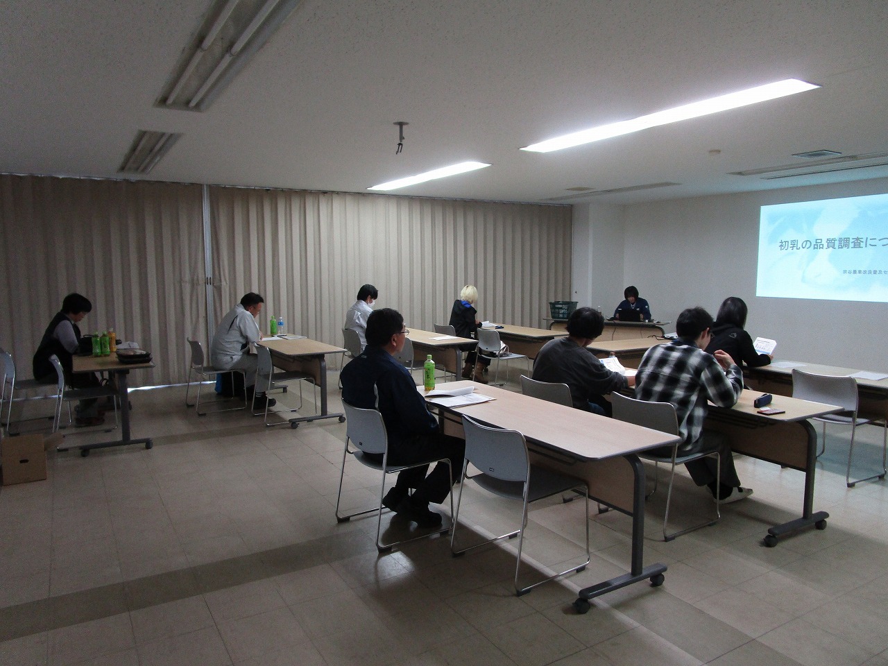 北部会場の研修風景