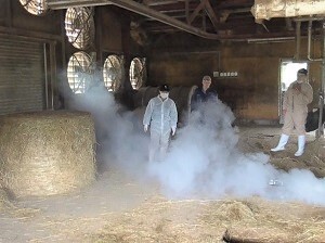 空気の流れを確認